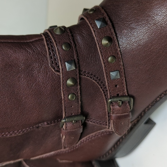 UGG Australia Camille Studded Moto Biker ankle boots women's size 8 EU 39 - Picture 13 of 16